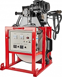 Нагреватель, торцеватель, электрощит в боксе гидравлического стыкового сварочного аппарата для пнд труб Gas Fusion Red-500