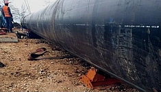 Применение роликовой опоры для труб ПНДело РО-400 Применение роликовой опоры для труб ПНДело РО-400